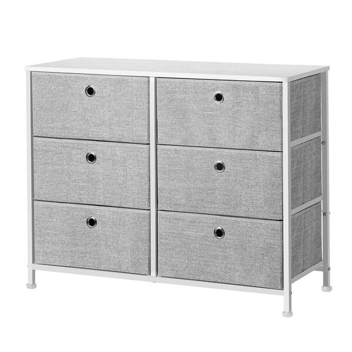 Whitestone 6 Drawer 31.5'' W Double Dresser