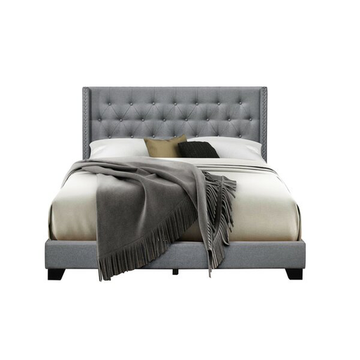 Aadvik Tufted Upholstered Low Profile Standard Bed