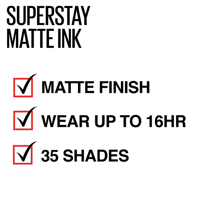 Maybelline New York SuperStay Matte Ink Liquid Lipstick, Loyalist, 0.17 Ounce