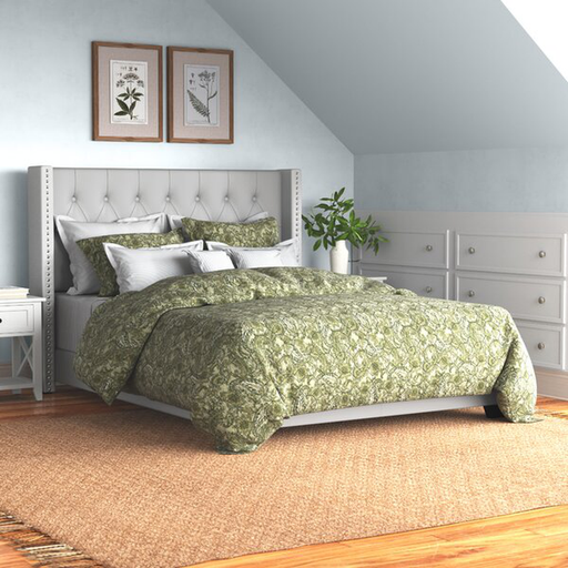 Sanders Upholstered Low Profile Standard Bed