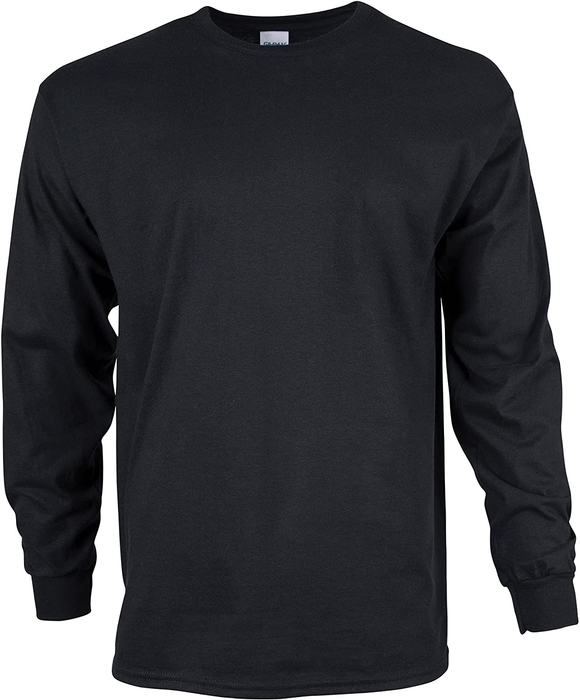 Gildan Men's Ultra Cotton Long Sleeve T-Shirt, Style G2400, Multipack