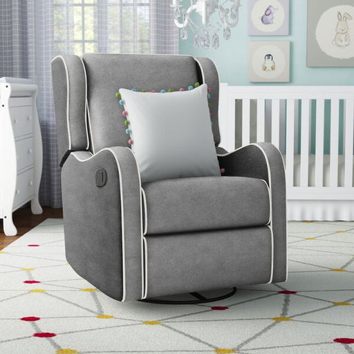 Albie Upholstered Manual Glider Recliner