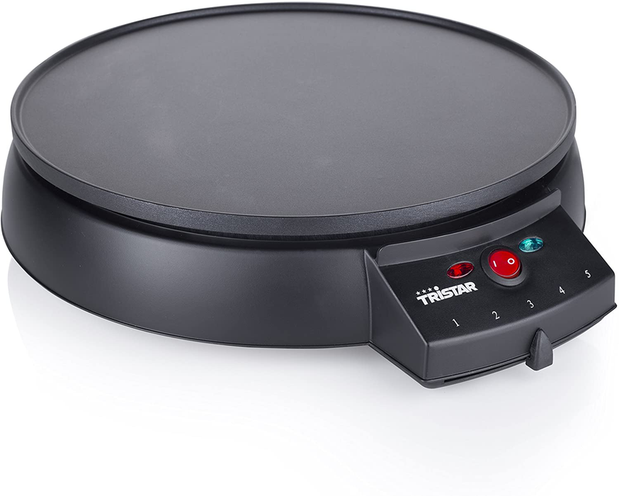 Tristar Crepe Maker 30 cm Diameter - Thermostat Function, Black