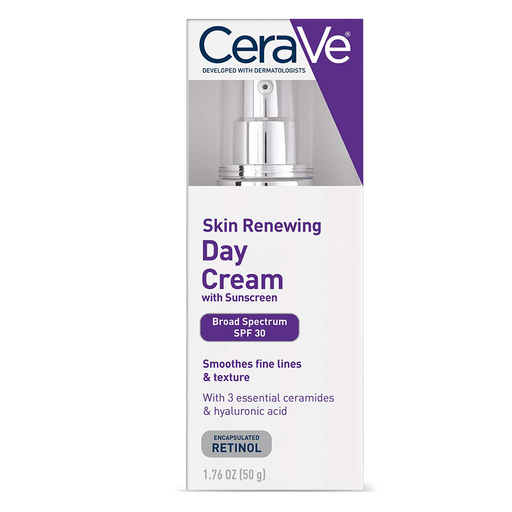 CeraVe Anti Aging Face Cream with SPF | 1.76 Ounce | Anti Wrinkle Retinol Cream and Face Sunscreen | Fragrance Free