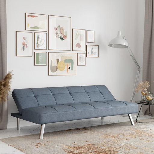 Full 66.1'' Wide Tufted Back Convertible Sofa