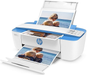 HP DeskJet 3755 Compact All-in-One Wireless Printer, HP Instant Ink, Works with Alexa - Blue Accent (J9V90A)