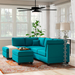 Hemphill 104" Wide Reversible Sofa & Chaise with Ottoman