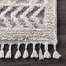 nuLOOM Ansley Soft Lattice Textured Tassel Runner Rug, 2' x 6', Beige
