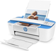 HP DeskJet 3755 Compact All-in-One Wireless Printer, HP Instant Ink, Works with Alexa - Blue Accent (J9V90A)