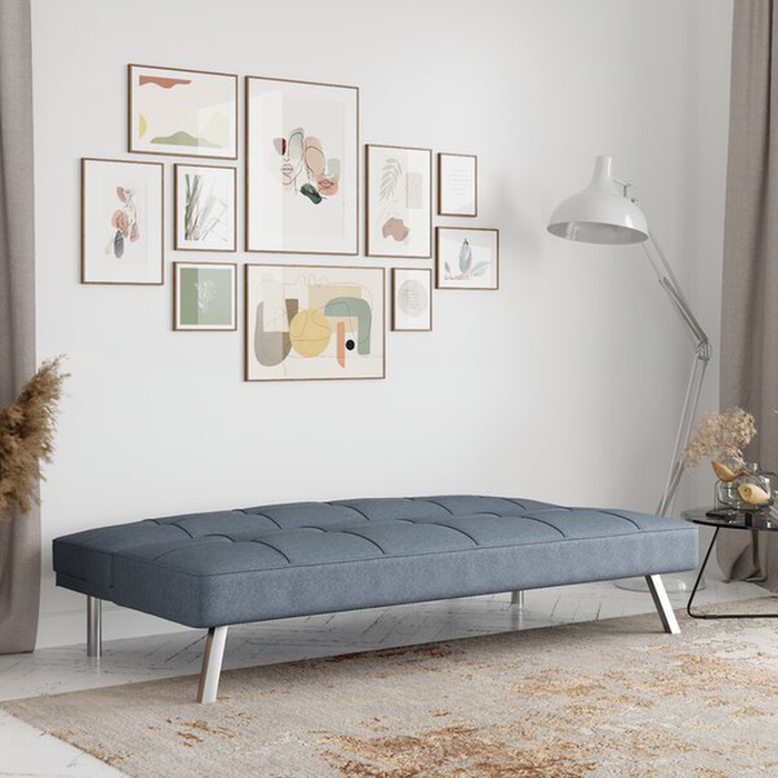 Full 66.1'' Wide Tufted Back Convertible Sofa