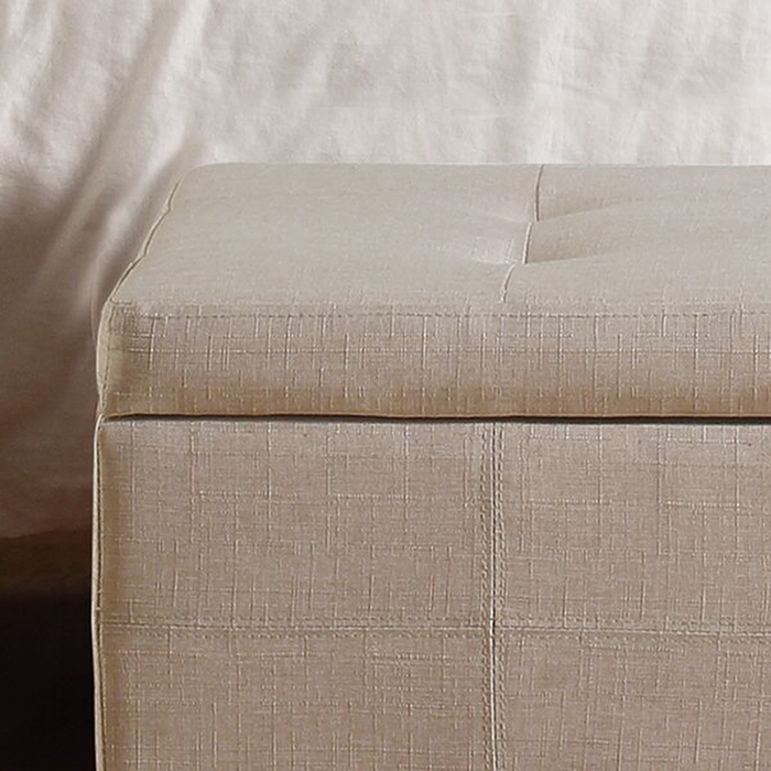 Mariposa Upholstered Flip Top Storage Bench