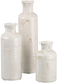 Sullivans Ceramic Vase Set - 3 Small Vases, Rustic Home Decor, Modern Farmhouse; Ideal Shelf Décor, Table Décor, Bookshelf, Mantle, Entryway- Distressed White (CM2333)