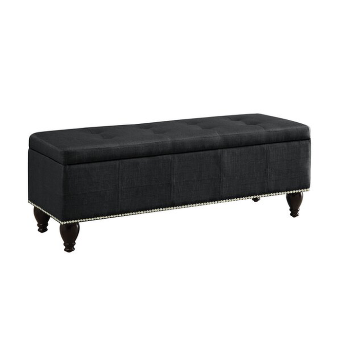 Mariposa Upholstered Flip Top Storage Bench