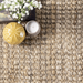 nuLOOM Hand Woven Chunky Natural Jute Farmhouse Accent Rug, 2 ft x 3 ft