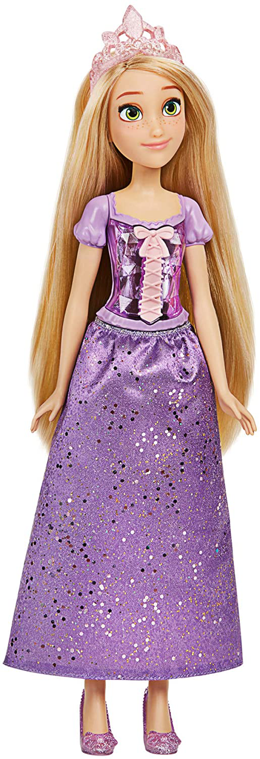 Disney Princess Royal Shimmer Rapunzel Doll, Fashion Doll with Skirt and Accessories, Toy for Kids Ages 3 and Up
