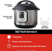 Instant Pot Duo 7-in-1 Electric Pressure Cooker, Slow Cooker, Rice Cooker, Steamer, Sauté, Yogurt Maker, Warmer & Sterilizer, 3 Quart, Stainless Steel/Black