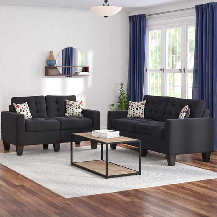 Amia 2 Piece Living Room Set