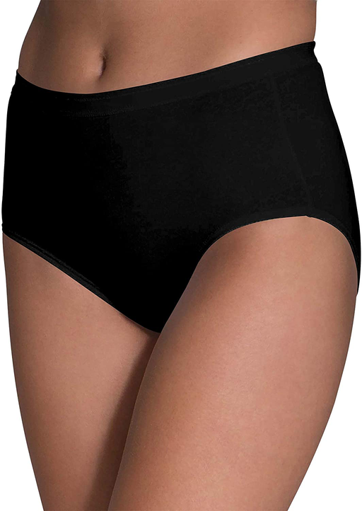 Fruit of the Loom Women's Tag Free Cotton Brief Panties (Regular & Plus Size)