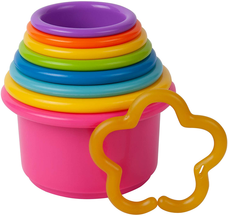 The First Years Stack up Cup Toys, Multi, 8 Count.