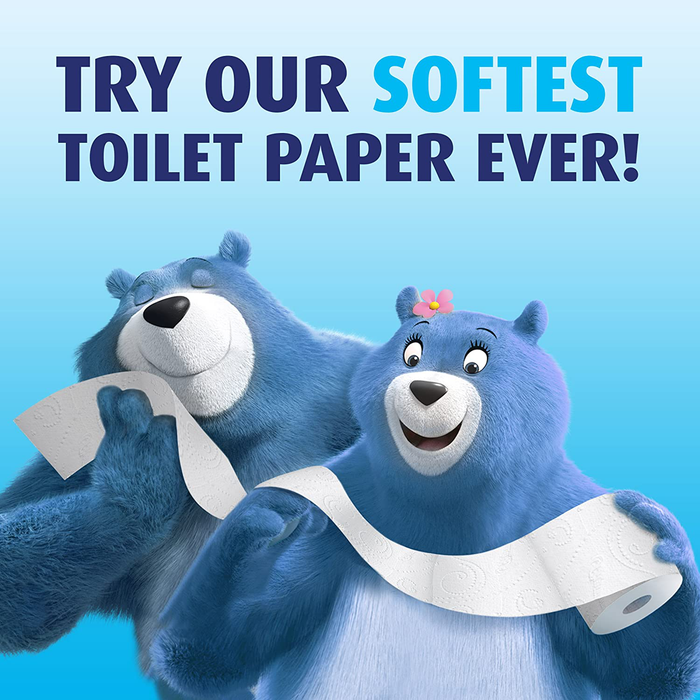 Charmin Ultra Soft Cushiony Touch Toilet Paper, 18 Family Mega Rolls = 90 Regular Rolls