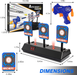 KKONES Electric Scoring Auto Reset Shooting Digital Target for Nerf Guns Shooting Target