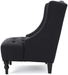 Christopher Knight Home Toddman High-Back Fabric Club Chair, Dark Charcoal