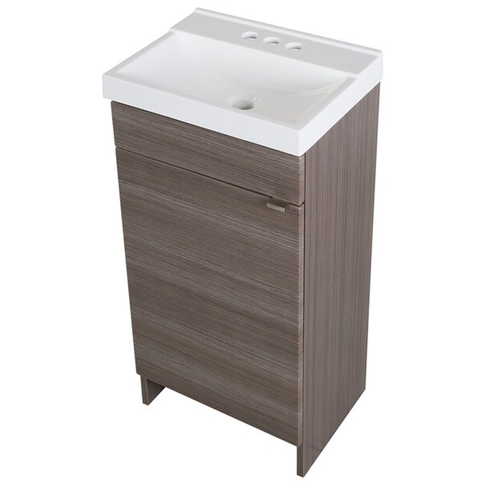 Lulsgate Teak 17" Single Bathroom Vanity Set