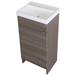 Lulsgate Teak 17" Single Bathroom Vanity Set