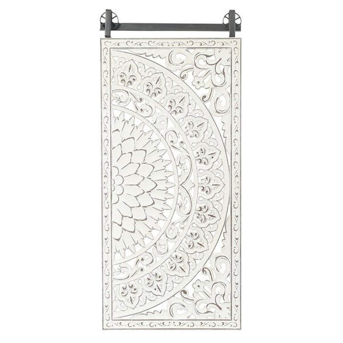 Decorative Carved Floral Wall Décor