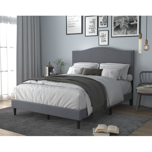 Argjend Upholstered Low Profile Platform Bed