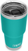 YETI Rambler 30 oz Tumbler, Stainless Steel, Vacuum Insulated with MagSlider Lid, Aquifer Blue