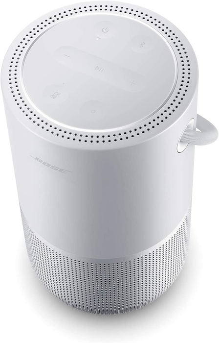 Bose Portable Smart Speaker — Wireless Bluetooth Speaker with Alexa Voice Control Built-In, Silver