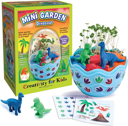Creativity for Kids Mini Garden Kit – Dinosaur Egg Terrarium - Arts and Crafts for Boys and Girls