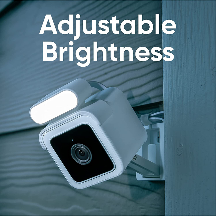 Wyze Cam Spotlight, Wyze Cam v3 Security Camera with Spotlight Kit, 1080p HD Security Camera with Two-Way Audio and Siren, IP65 Weatherproof, Compatible with Alexa and Google Assistant