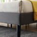 Pinheiro Tufted Upholstered Low Profile Platform Bed