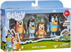 Bluey and Friends 4 Pack of 2.5-3" Poseable Figures