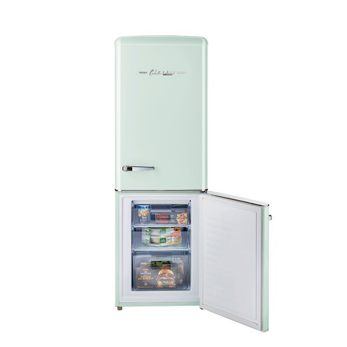 Classic Retro 22" Counter Depth Bottom Freezer Energy Star 7 cu. ft. Refrigerator
