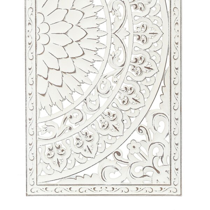 Decorative Carved Floral Wall Décor