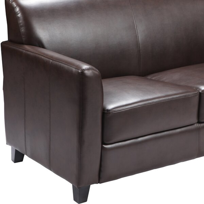 Chafin Diplomat Series Leather Loveseat