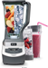 Ninja BL660 Professional Countertop Blender with 1100-Watt Base, 72 Oz Total Crushing Pitcher and (2) 16 Oz Cups for Frozen Drinks and Smoothies, Gray