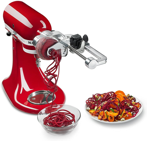 KitchenAid Spiralizer Plus Attachment with Peel, Core and Slice, Silver