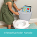 Summer My Size Potty with Transition Ring & Storage, Grey – Realistic Potty Training Toilet – Features Interactive Toilet Handle, Removable Potty Topper and Pot, Wipe Compartment, and Splash Guard