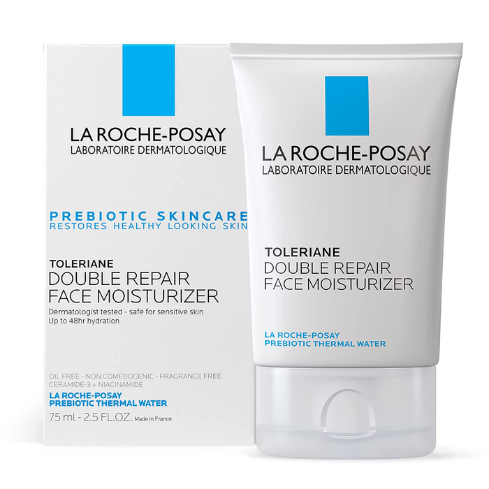 La Roche-Posay Toleriane Double Repair Face Moisturizer, Oil-Free Face Cream with Niacinamide