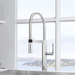 BLANCO, Polished Chrome 441405 CULINA Semi-Pro Kitchen Faucet with Magnetic Handspray, 1.8 GPM