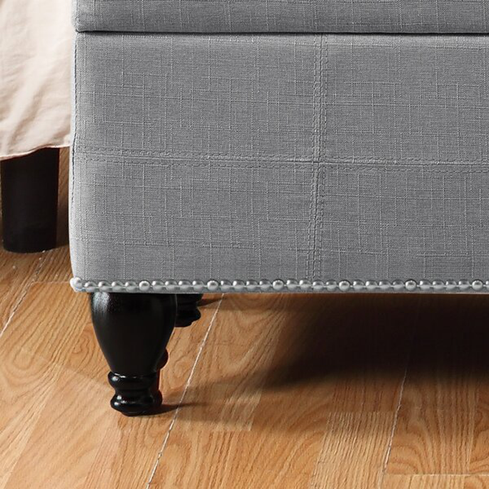 Mariposa Upholstered Flip Top Storage Bench