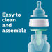 Philips Avent Anti-Colic Baby Bottle with AirFree Vent, 4oz, 1Pk, Clear, SCY701/91