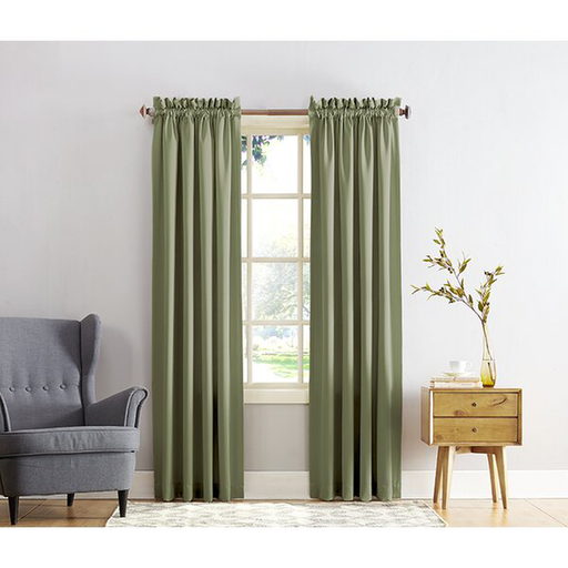 Wayfair Basics® Solid Color Room Darkening Thermal Rod Pocket Single Curtain Panel