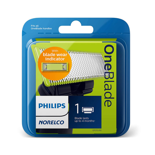 Philips Norelco OneBlade Replacement Blade, 1 Count, QP210/80