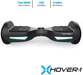 Hover-1 Drive Electric Hoverboard | 7MPH Top Speed, 3 Mile Range, Long Lasting Lithium-Ion Battery, 6HR Full-Charge, Path Illuminating LED Lights, Black