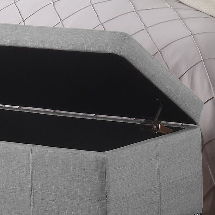 Mariposa Upholstered Flip Top Storage Bench